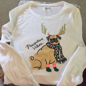 Old Navy thermal sleeping shirt